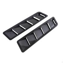 Car Hood Louvers Glossy Intake Vent Panels for Hobbyists Carbon Fiber Carbon Fiber