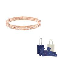Swarovski Penelope Cruz Moonsun Rose Gold tone Plated Bangles Women's Rose Gold 5486815 M-Original Brand Box And Bag rožinio aukso spalvos