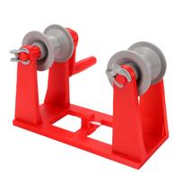 3D Printer Filament Winder Double Spool Design Hand Crank Filament Rewinder for 20cm Spools gray