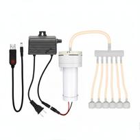 12V nešiojamas deguonies oro siurblys žvejybai ir akvariumams, tylus automobilinis aeratorius su akmenuku