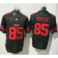 San Francisco 49ers Embroidered Football Jersey Fan Shirt Heavyweight Stitched Team Apparel Men Black Jersey Red 85 red