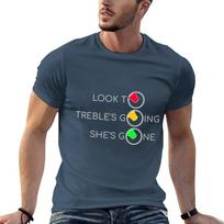 Bell Ringing Look To Traffic Lights A Tshirt Sporty Breathable Short Sleeve Tshirt 4XL black