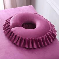 Veido atrama pagalvė su skylute Grožio salonas Masažo lova Pagalvė gulintiems ant pilvo Veido pagalvėlė gulint ant veido Profesionalus SPA terapijos galvos atrama as the picture pink