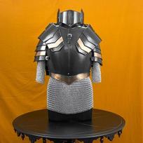 Viduramžių Riteris Templierius Kovinis Šarvas Ikoniškas Kostiumas Cosplay Kolekcionieriams Rankų Darbo Istorinis Kryžiuočių Warrior Gear black