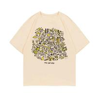 Singer Mac Demarco This Old Dog Album Graphic Tshirt Short Sleeve Men Women Vintage T-shirts Male Pop T Shirts L beige