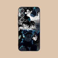 Jujutsu Kaisen Choso Mobiliojo Telefono Dėklas Samsung Galaxy S26 S25 S24 S23 S22 S21 S20 Note20 Plus FE Ultra Spalvingas Dangtelis Prabangus Galaxy S24 FE