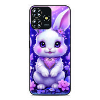 Rabbit Love Phone Case For Sony Xperia 1 VIII 10 VII 5 VI V IV III II XZ5 XZ4 XZ3 XZ2 XA1 XA2 Ultra L3 3 4 6 7 8 Back Cover Xperia 5 IV pink