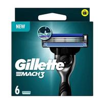 Skustuvų galvutė Gillette Mach 3, 6 vnt.