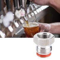 Stainless Steel Plug Adapter Connector 1/4in FFL Keg Adapter Beer Keg Connectors  Homebrew Beer Keg gray