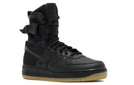 Nike Sf Air Force 1 Juodi su Guma Su Maišeliu 2017 864024-001 38.5 black