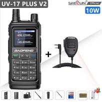 Baofeng UV 17 Walkie Talkie UV 17 PLUS V2 Tri-Band Two Way Radio Type-C Charger 999CH FM Wireless Copy Frequency UV 17 Pro V1 V2