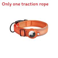 Naminių Gyvūnėlių Sekimo Antkaklis Šunims, Suderinamas Su Airtag, Pagamintas Iš Nailono, Skirtas Lauko Pasivaikščiojimams Orange,L red