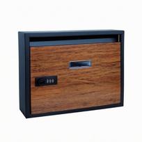 Compact Mailbox with Combination Lock Secure, Mail Drop Box