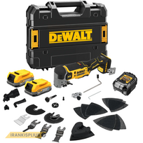 DCS359E2 DeWALT 18V reguliuojamų greičių daugiafunkcinis įrankis (2x1.7 Ah)