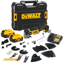 DCS359P2 DeWALT 18V reguliuojamų greičių daugiafunkcinis įrankis (2x5.0 Ah)