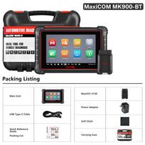 Autel MaxiCOM MK900-BT Code Reader MK900BT Car Diagnostic Tool Bi-Directional Scanner Auto Scan 2.0 CANFD/DoIP PK MK808S MK808BT Multi-language