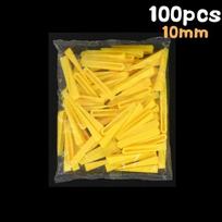 100 vnt. Daugkartinio naudojimo 5/6/10 mm plastikinių plytelių pleištinis tarpiklis Išlyginimo spaustukai Grindų lokatorius Keraminės plytelės klojimas Reguliavimas Konstrukcija prie