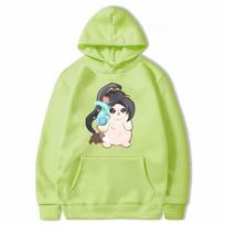 VALORANT Sage Hoodie Oversized  Streetwear Sweatshirts Women and Men Cat Cute Print Tops Tracksuit Unisex Students Anime Clothes 3XL beige