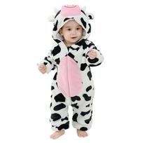 Žieminiai kūdikių kombinezonai Kigurumi Liūto kostiumas mergaitėms, berniukams, mažiems vaikams Gyvūno kombinezonas Kūdikių drabužiai Pižama Vaikų kombinezonai Ropa Bebes 70cm white