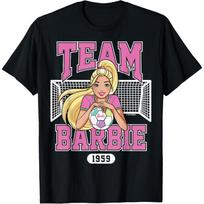 Barbie - Team Barbie - 1959 Football with Goal Post T-Shirt XXXXL juoda