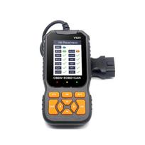 Vehicle OBD Scanner Auto Engine Light Fault Code Reader Detection Multi-language Diagnostic Scanner with Digital Display 1 black