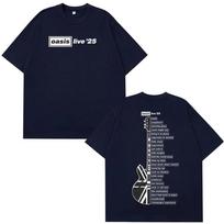 Oasis Live '26 Wembley Tour Men's T-shirt Fan Merch Summer Men's Hip-hop Fashion T-shirt Comfortable Casual Men's T-shirt Top S ruda