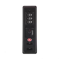 Portable TSA Customs Code Lock PC Luggage Lock Built in Sunk Lock Anti Theft Lock Black juoda