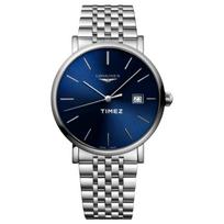 LONGINES Boya series automatic mechanical movement 30 meters waterproof women's blue dial stainless steel case stainless steel strap L4.910.4.90.6 mėlyna