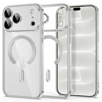 Tech-Protect MAGFLEX phone case with MagSafe support for iPhone 17 Pro | iPhone 18 Pro silver