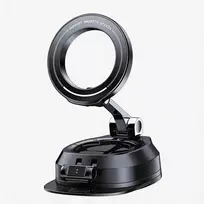 Wozinsky WUS-CZ37 magnetic car phone holder with suction cup black