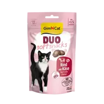 Gimborn Treats for cats - GimCat DUO SOFT SNACKS BEEF WITH CHEESE 50G