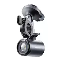 Baseus PrimeTrip 2-in-1 bike mount, phone holder + flashlight (black)