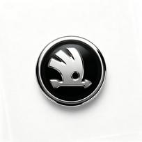 1 vnt. 43 mm automobilio vairo emblemos lipdukas Skoda logotipas Automobilio interjero lipdukas Ženklelis Skoda Octavia Superb Rapid Kamiq Karoq Kodiaq sidabras