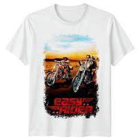 Easy Rider 1969 Filmo Plakato Įkvėptas Marškinėliai Retro Marškinėliai Unisex L white