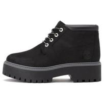 Timberland Stone Street Premium Platform Waterproof Chukka Batai 'Juodas Nubukas' Moteriški A5REN 39.5 juoda
