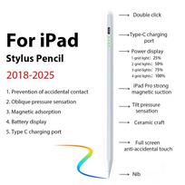 For Pencil Stylus For iPad A16 11th Air 13 5 4 M3 M2 Pro 11 12.9 M4 Pens 10 9 10th 9th Generation Mini 7 6 Touch Pen balta