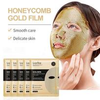 5/10pcs SADOER 24K Golden Face Mask Moisturizing Face skincare Firming Nourishing Smooth Skin Rejuvenation Facial Masks beige