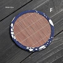 Creative Handmade Bamboo Tea Mat Craftsmanship Kung Fu Tea Set Accessories Tea Making Insulation Mat Bamboo Mat Dry Tea Mat F