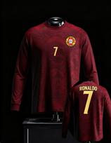2026 Portuguese Football Jerseys, 3D Printed Breathable and Quick-drying Training Wear Sport Shirts with A Casual Style T-shirts 4XL brown