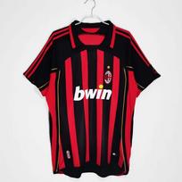 AC Milan Retro UEFA Champions League Jersey 22 Kaka Fan Edition Short Sleeve Football Shirt Men Women XXL