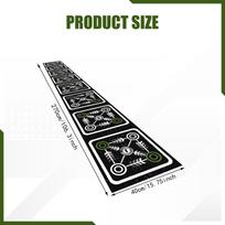Agility Ladder Mat Speed Training Equipment Gym Exercise Coordination Balance Rhythm 40cmx270cm black