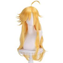 Anime Panty Anarchy Cosplay Synthetic Wig Panty & Stocking with Garterbelt Gold Long Heat Resistant Hair Party Role Play Wigs beige