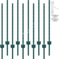 Metalinės tvoros stulpai 10 vnt 121,92 cm