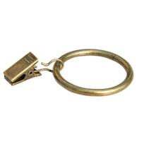 Romaniško strypo užuolaidų žiedų klipai ir kabliukai - Namų aksesuarai 3.0mm x 25mm antikvarinės bronzos spalvos
