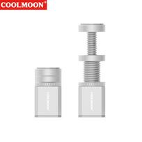 COOLMOON Vaizdo plokštės GPU laikiklis Atrama Teleskopinė Vaizdo plokštės lankstumo laikiklis Priedai 28 to 50mm sidabras