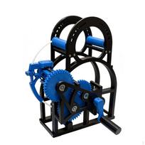 3D Printer Filament Rewinder HandCrank Manual Spool Winder for Makers, Workshop mėlyna