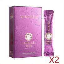 1/2Box Mercilen Camellia Sleeping Facial Masks Anti Wrinkle Moisturizing Face Mask Soothing Essential Oil Soft Mask Skin Care pink
