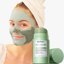 Remove Blackhead Acne Mugwort Solid Mask Cleans Pores Stick Facial Blemish Black Dots Shrink Pores Korean Skin Care Products beige