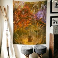 Elden Ring Wall Tapestry Aesthetic Wall Hanging Printed Fabric Blanket Decorative Tapestries for Bedroom Living Room Home Decor 180cm x 230cm