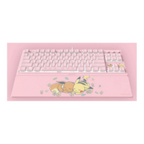 Razer Ornata V3 Tenkeyless | Gaming keyboard | Wired | US | Razer Mecha-Membrane Switches | Wrist Rest | Pikachu Eevee Edition | RZ03-04882400-RUEA